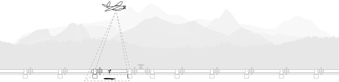 Delair-Tech long range UAVs leak detection