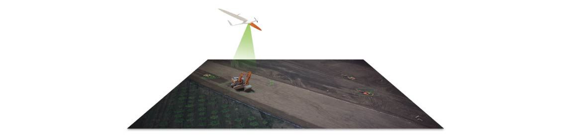 Delair-Tech long range UAVs excavator detection