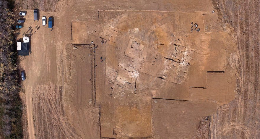 archaeological surveys drone Delair