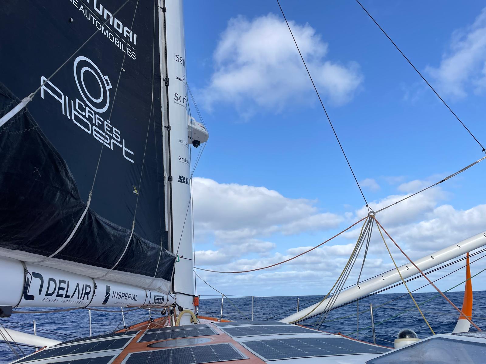 IMOCA sponsor Delair Transatlantique L'Or Café