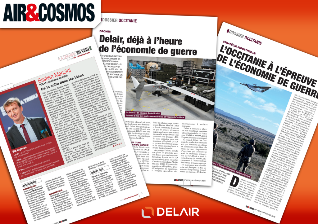 Air & Cosmos : visite du constructeur de drones Delair